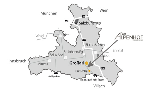 Alpenhof Salzburgkarte